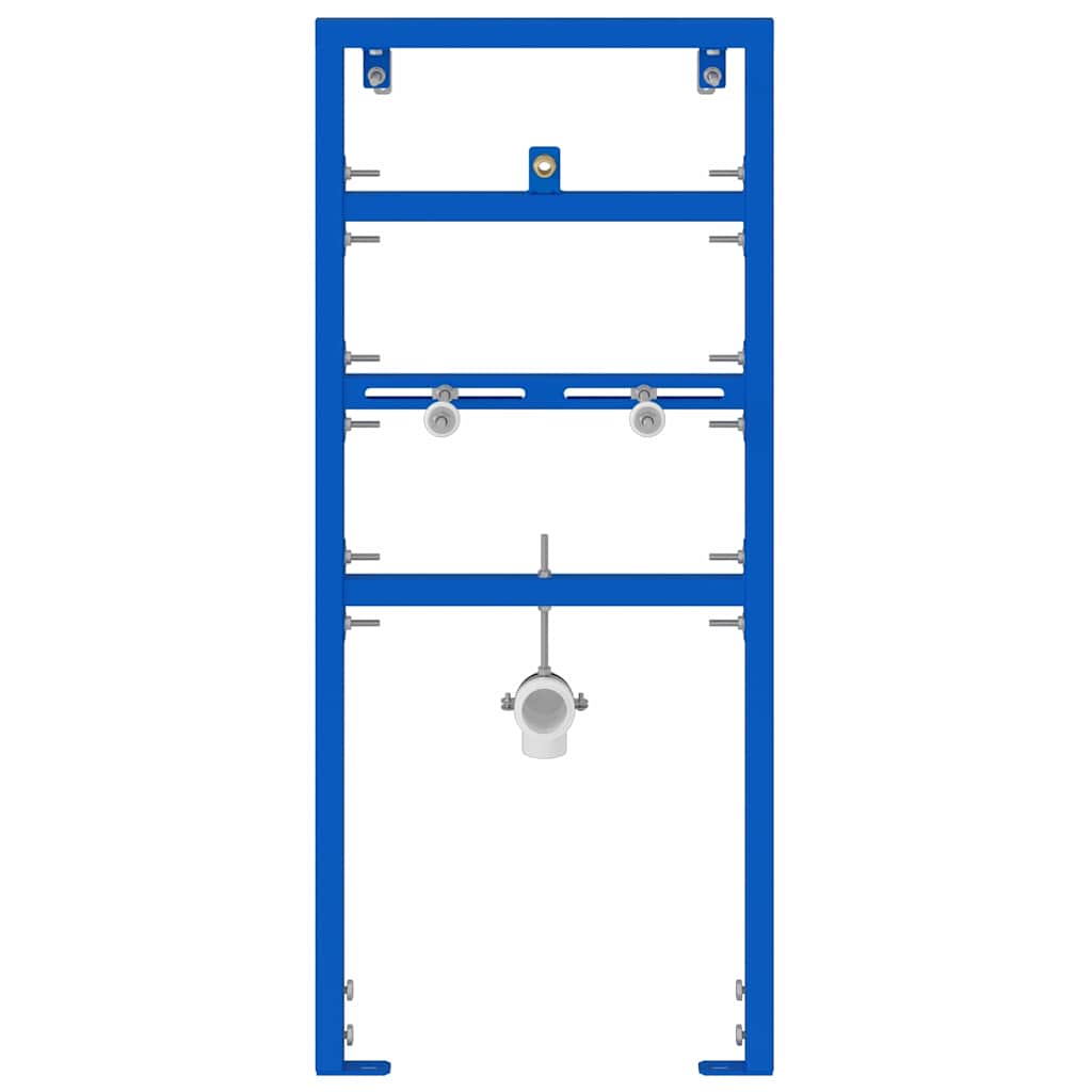 Bathroom Wall Support Height Adjustable Blue 50 x 3 x 112 cm