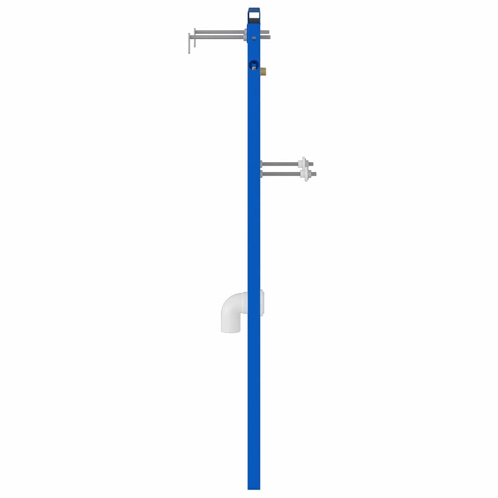Bathroom Wall Support Height Adjustable Blue 50 x 3 x 112 cm