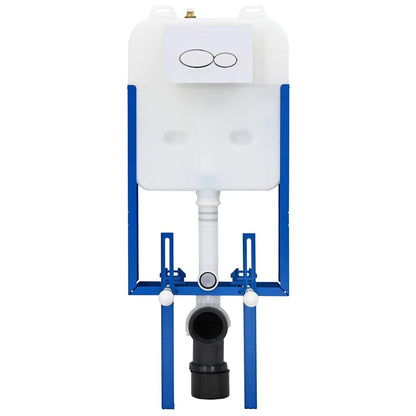 Cistern Frame Height Adjustable White 50 x 8 x 131 cm Steel