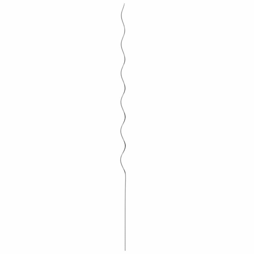 Plant Support 50 pcs Silver 150 x 0.6 x 0.6 cm Steel