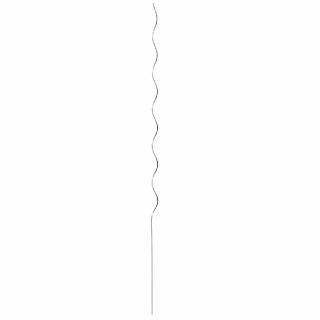 Plant Support 50 pcs Silver 150 x 0.6 x 0.6 cm Steel