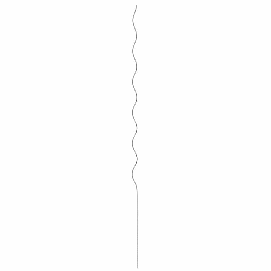 Plant Support 50 pcs Silver 150 x 0.6 x 0.6 cm Steel