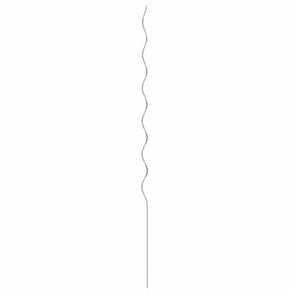 Plant Support 50 pcs Silver 150 x 0.6 x 0.6 cm Steel