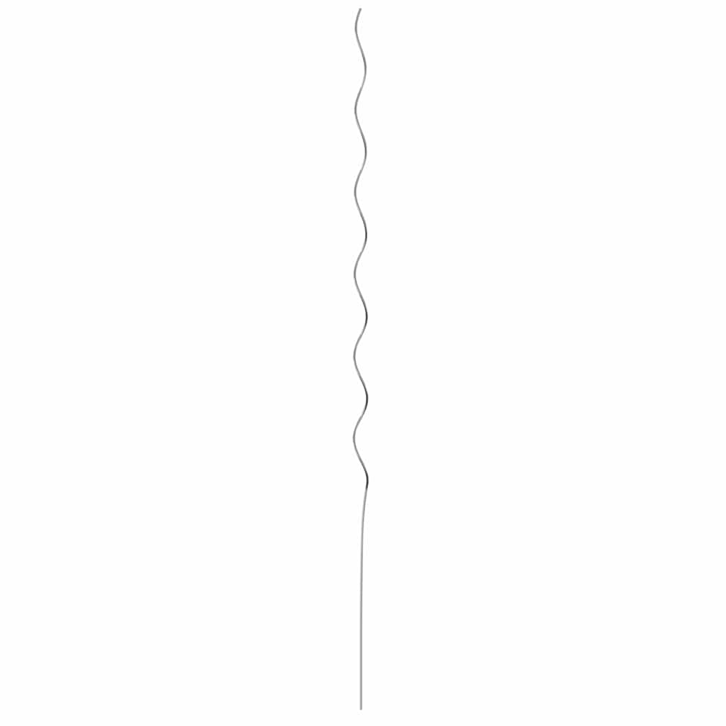 Plant Support 50 pcs Silver 150 x 0.6 x 0.6 cm Steel