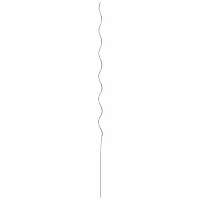 Plant Support 50 pcs Silver 150 x 0.6 x 0.6 cm Steel