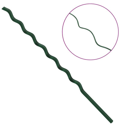 Plant Support 20 pcs Green 170 x 0.6 x 0.6 cm Steel