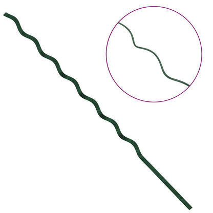 Plant Support 5 pcs Green 170 x 0.6 x 0.6 cm Steel