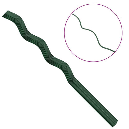 Plant Support 50 pcs Green 110 x 0.6 x 0.6 cm Steel