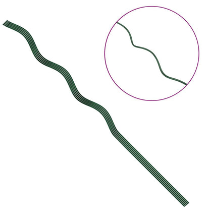 Plant Support 5 pcs Green 110 x 0.6 x 0.6 cm Steel