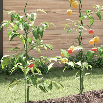 Plant Support 50 pcs Green 150 x 0.6 x 0.6 cm Steel