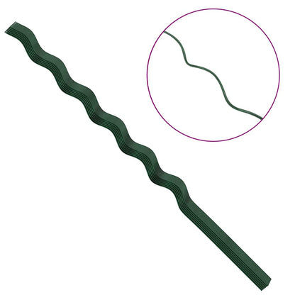 Plant Support 50 pcs Green 150 x 0.6 x 0.6 cm Steel