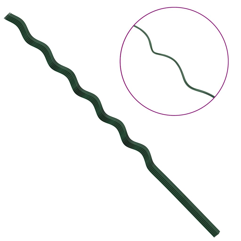 Plant Support 20 pcs Green 150 x 0.6 x 0.6 cm Steel