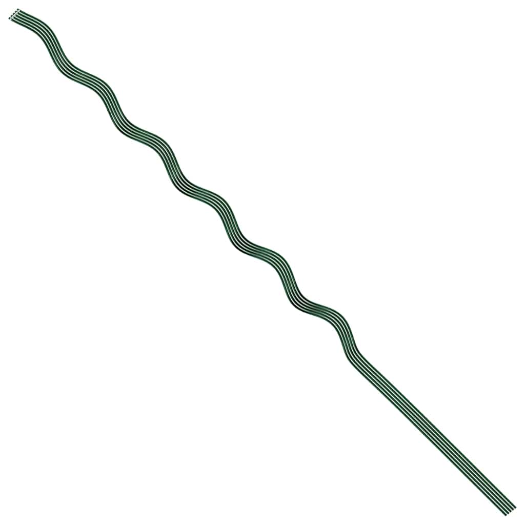 Plant Support 5 pcs Green 150 x 0.6 x 0.6 cm Steel