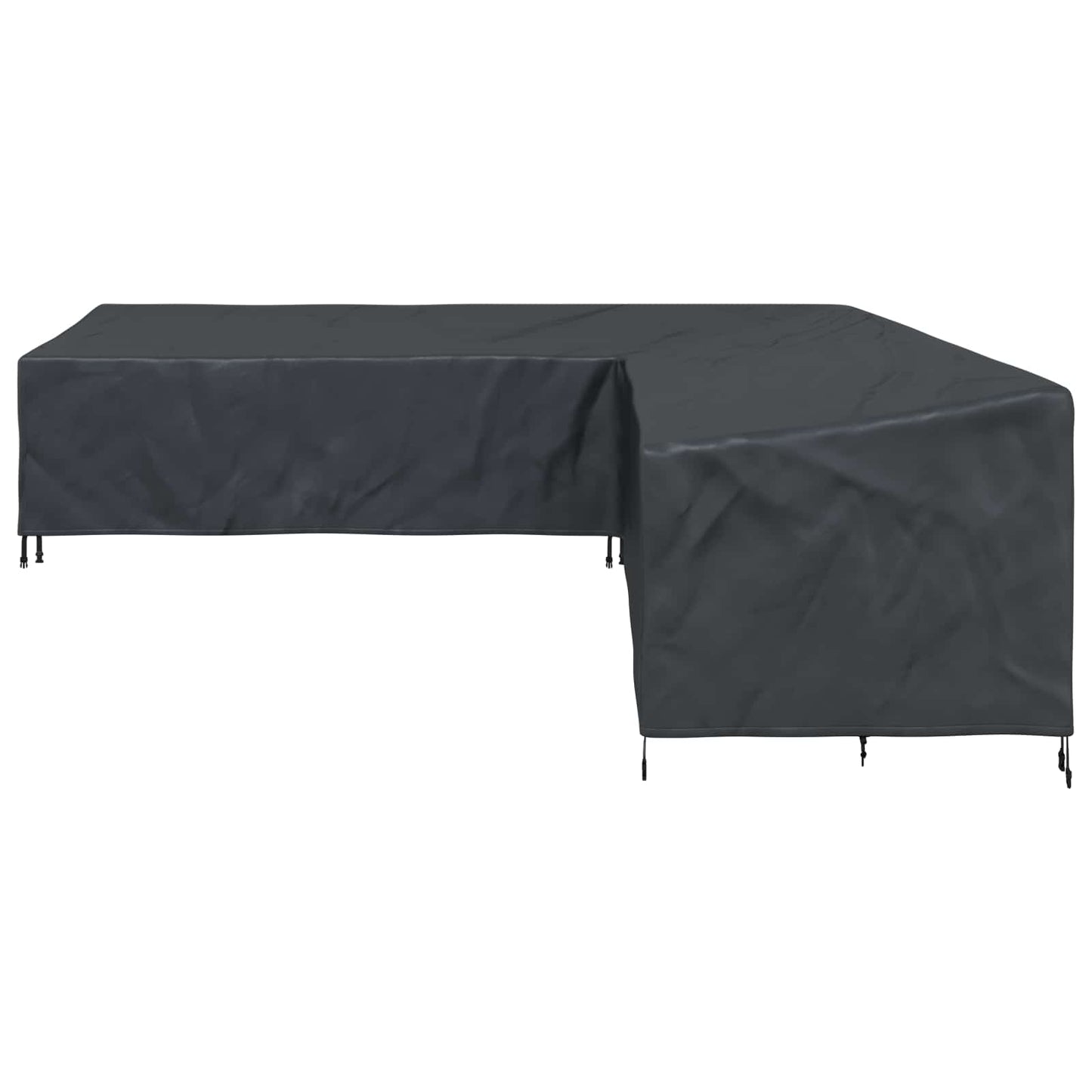 Furniture Cover Black 325 x 325 x 80 cm 600D Oxford Fbric