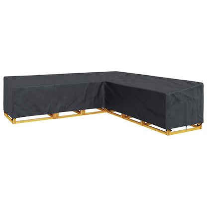 Furniture Cover Black 325 x 325 x 80 cm 600D Oxford Fbric
