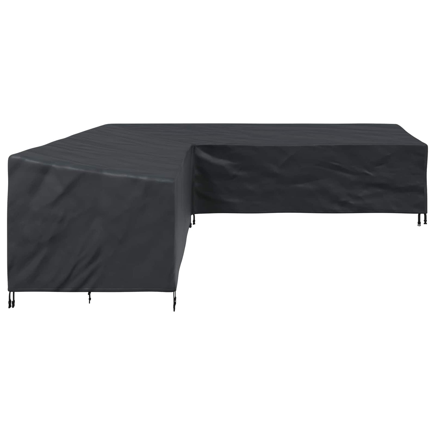 Furniture Cover Black 325 x 325 x 80 cm 600D Oxford Fbric