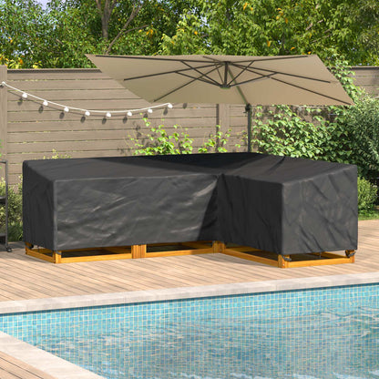 Furniture Cover Black 260 x 210 x 80 cm 420D Oxford Fbric