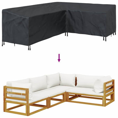 Furniture Cover Black 260 x 210 x 80 cm 600D Oxford Fbric