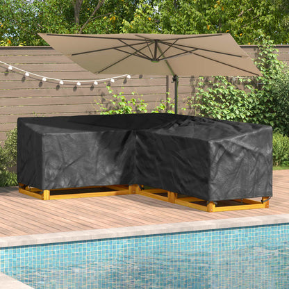 Furniture Cover Black 260 x 210 x 80 cm 210D Oxford Fbric