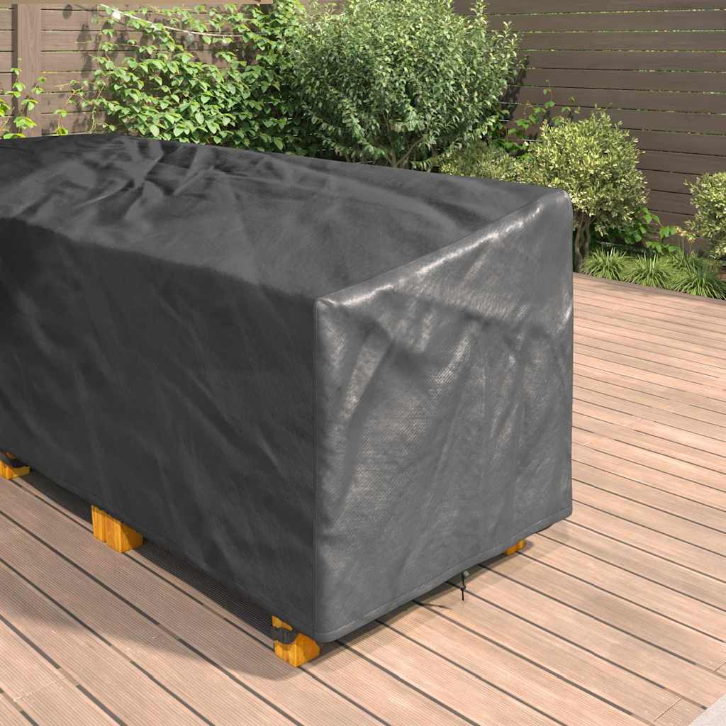 Furniture Cover Black 286 x 222 x 80 cm 210D Fabric