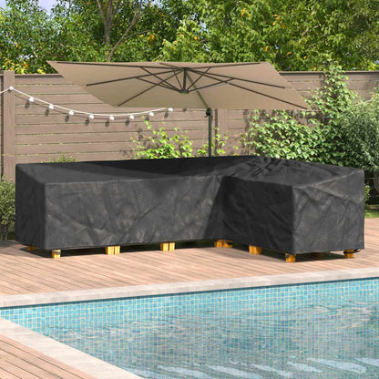 Furniture Cover Black 286 x 222 x 80 cm 210D Fabric