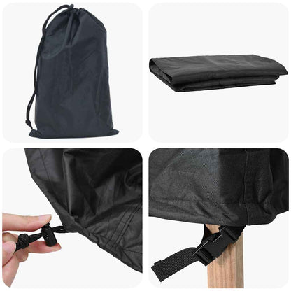 Furniture Cover Black 286 x 222 x 80 cm