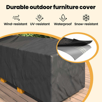Furniture Cover Black 286 x 222 x 80 cm