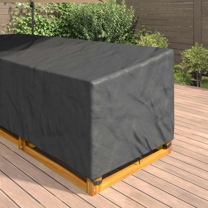 Furniture Cover Black 330 x 255 x 80 cm 210D Oxford Fbric