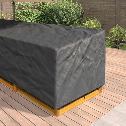 Furniture Cover Black 355 x 275 x 80 cm 210D Oxford Fbric
