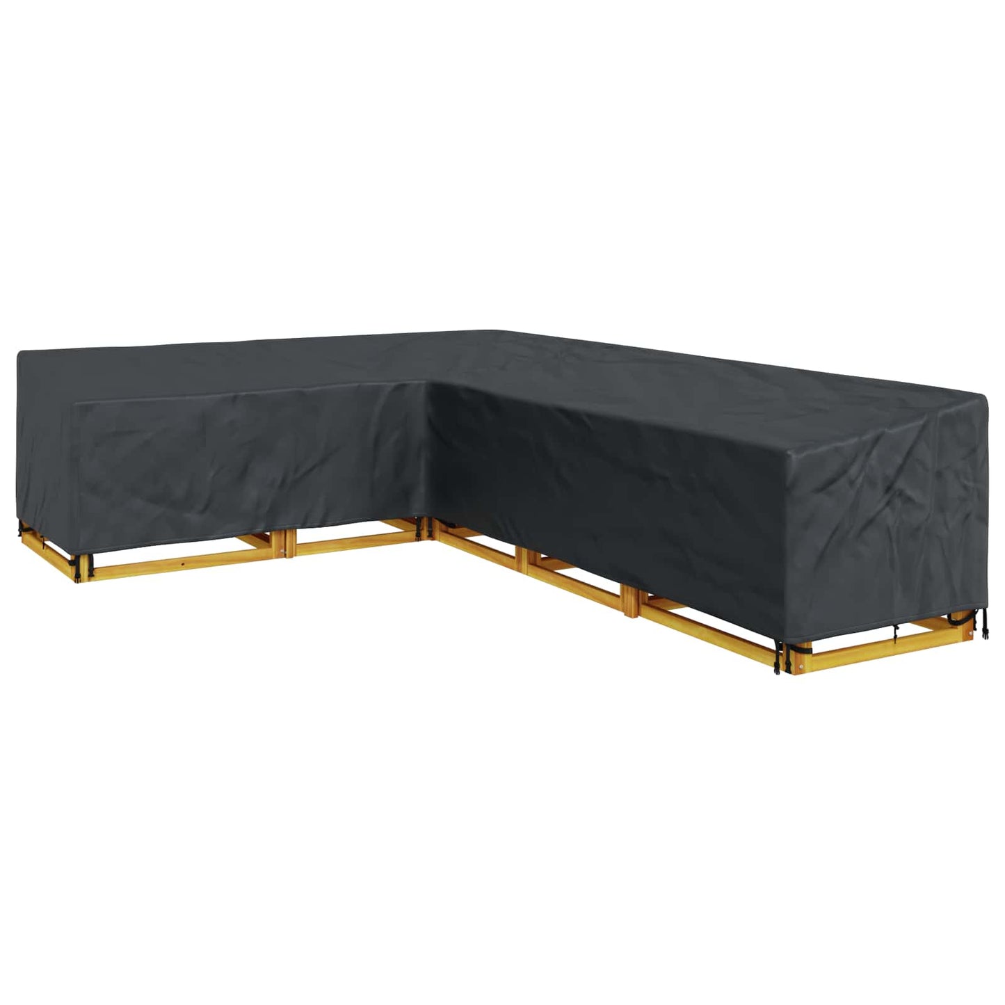 Furniture Cover Black 355 x 275 x 80 cm 210D Oxford Fbric