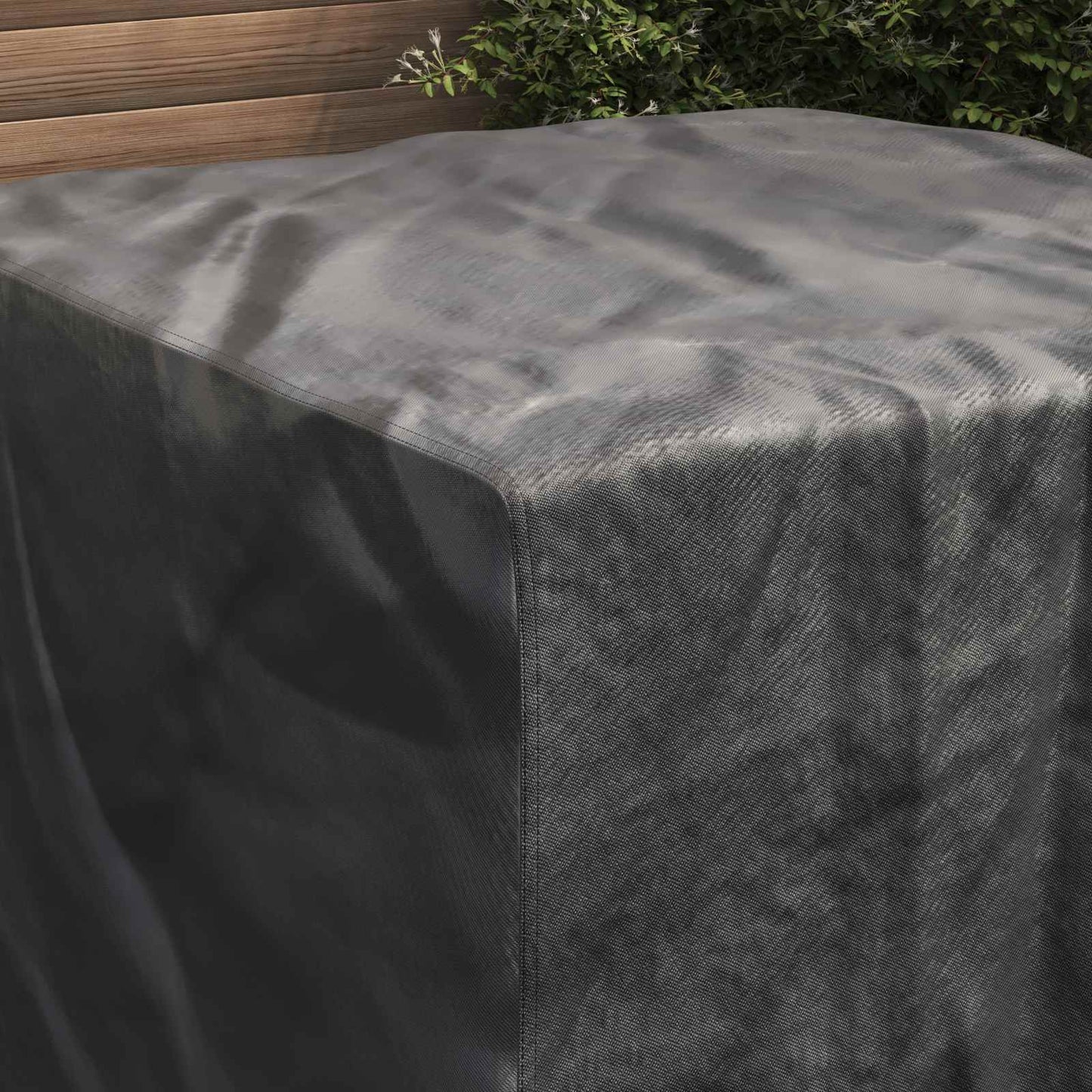 Furniture Cover Plain Black 113 x 113 x 73 cm 210D