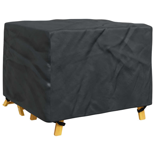 Furniture Cover Plain Black 113 x 113 x 73 cm 210D