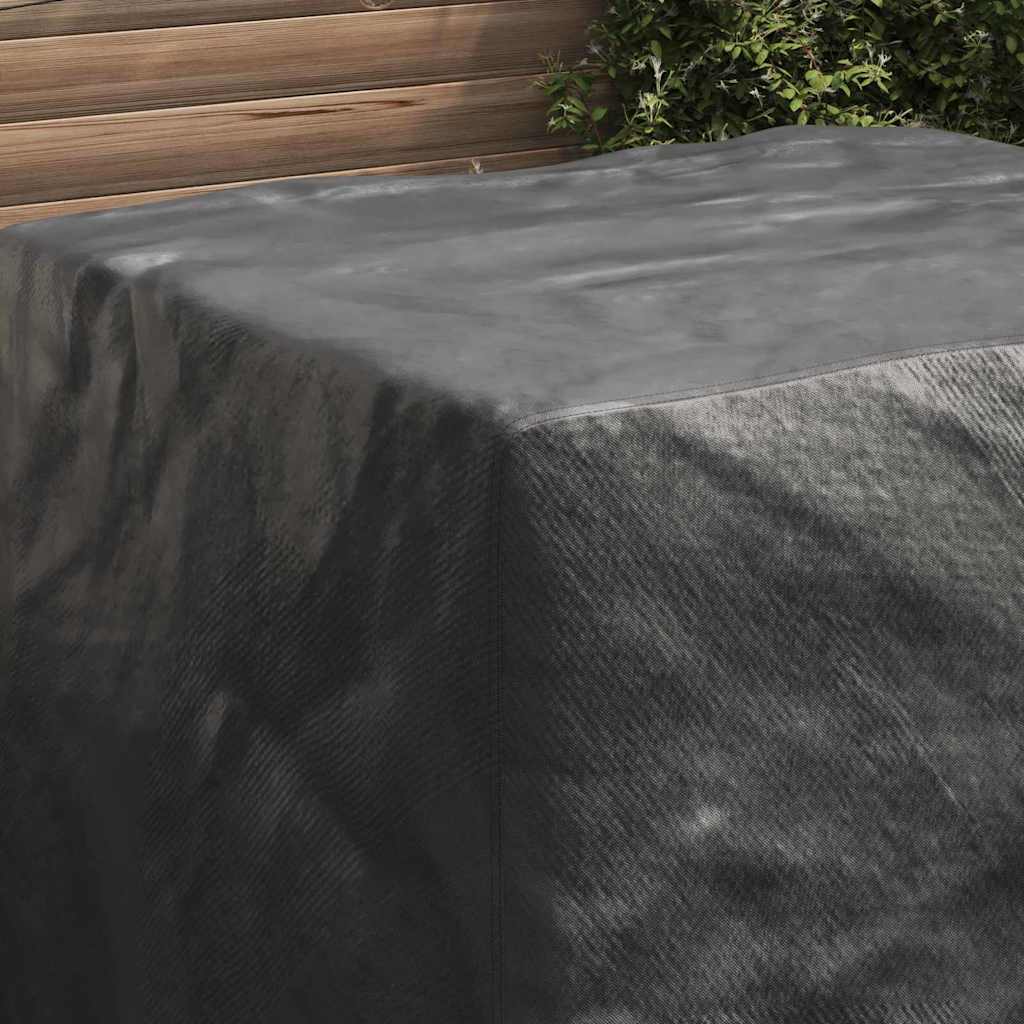 Furniture Cover Plain Black 116 x 100 x 120 cm 600D