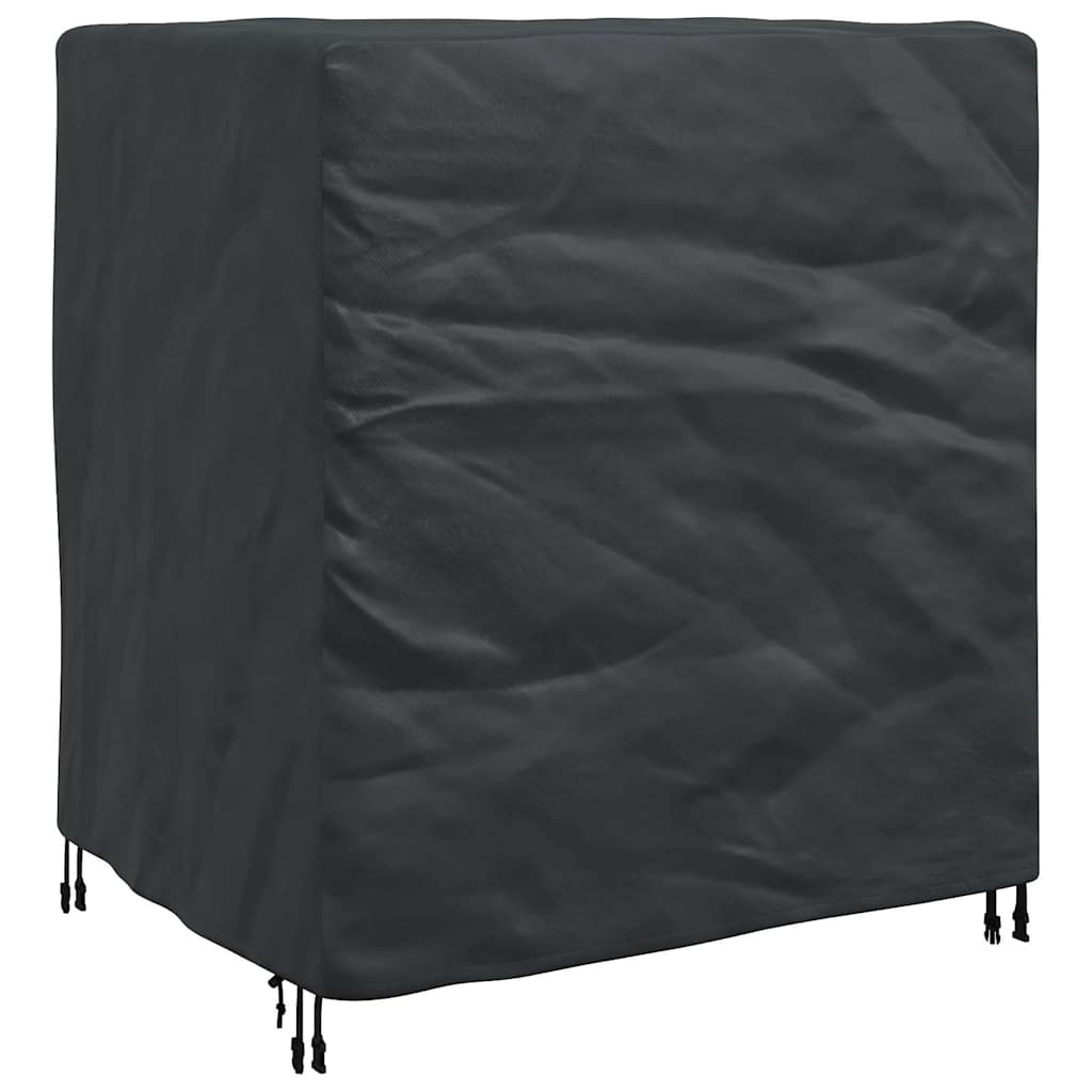 Furniture Cover Plain Black 116 x 100 x 120 cm 600D