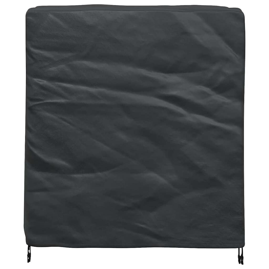 Furniture Cover Plain Black 116 x 100 x 120 cm 600D