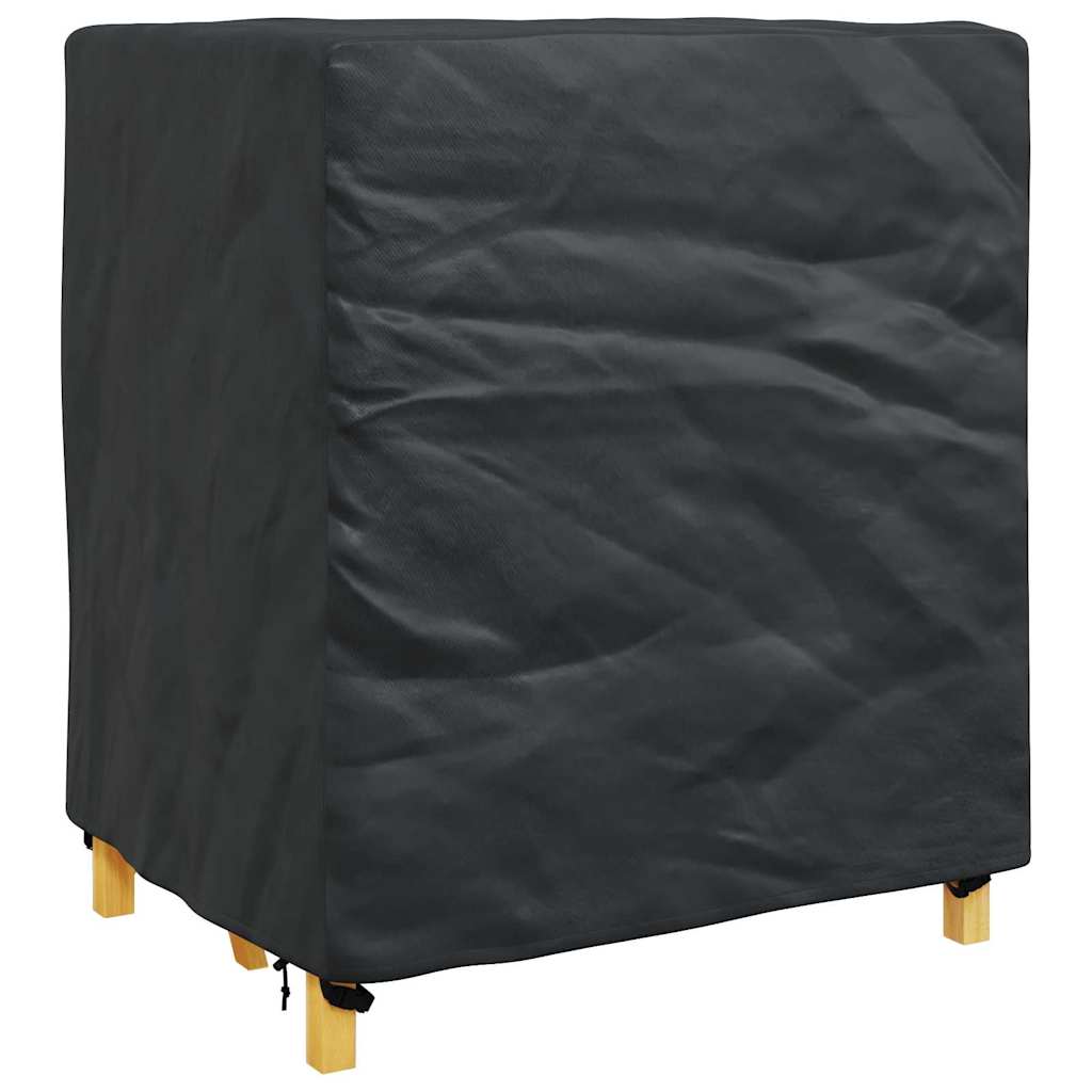 Furniture Cover Plain Black 116 x 100 x 120 cm 600D