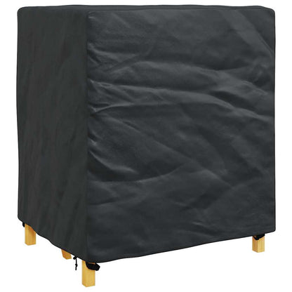 Furniture Cover Plain Black 116 x 100 x 120 cm 600D