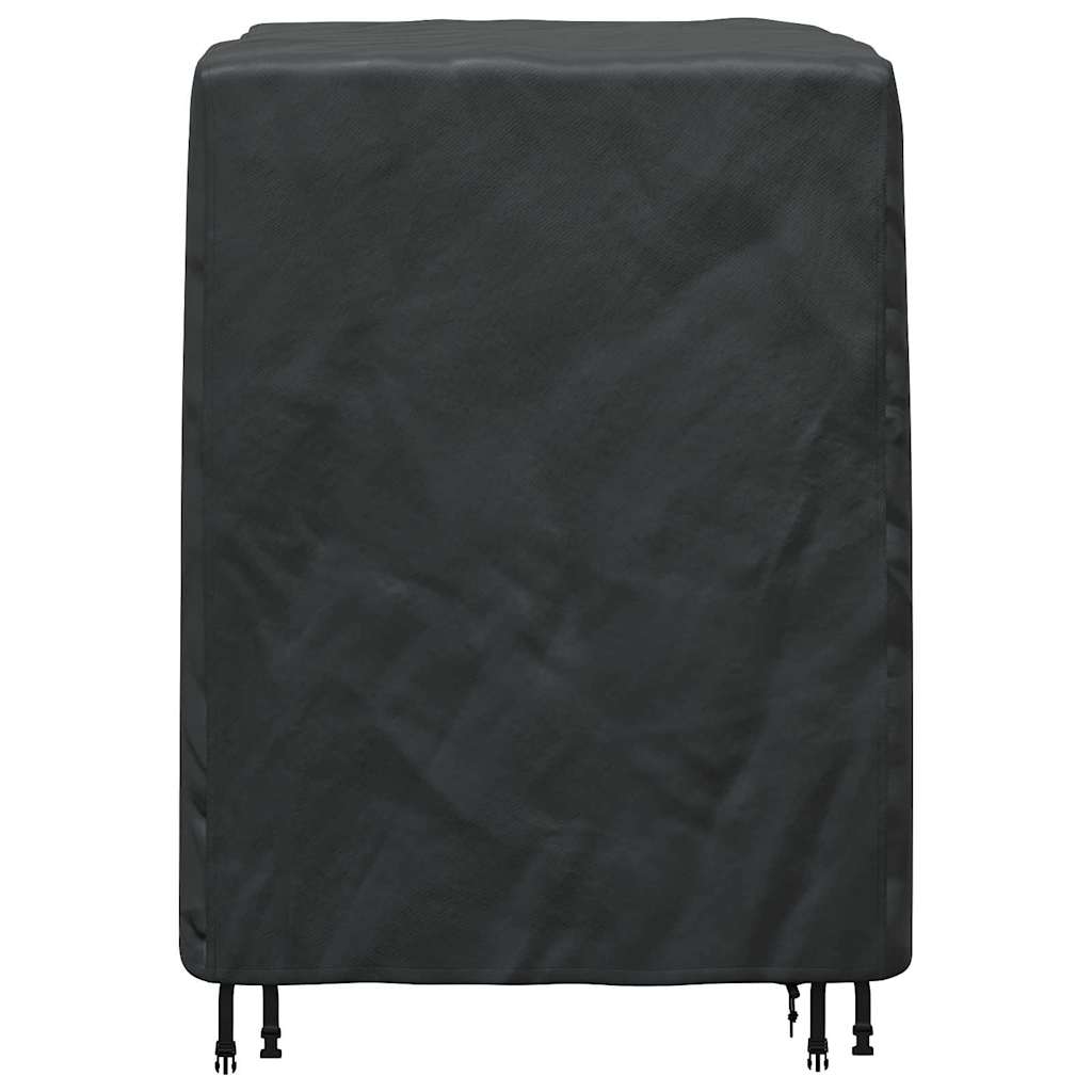 Furniture Cover Plain Black 116 x 100 x 120 cm 600D