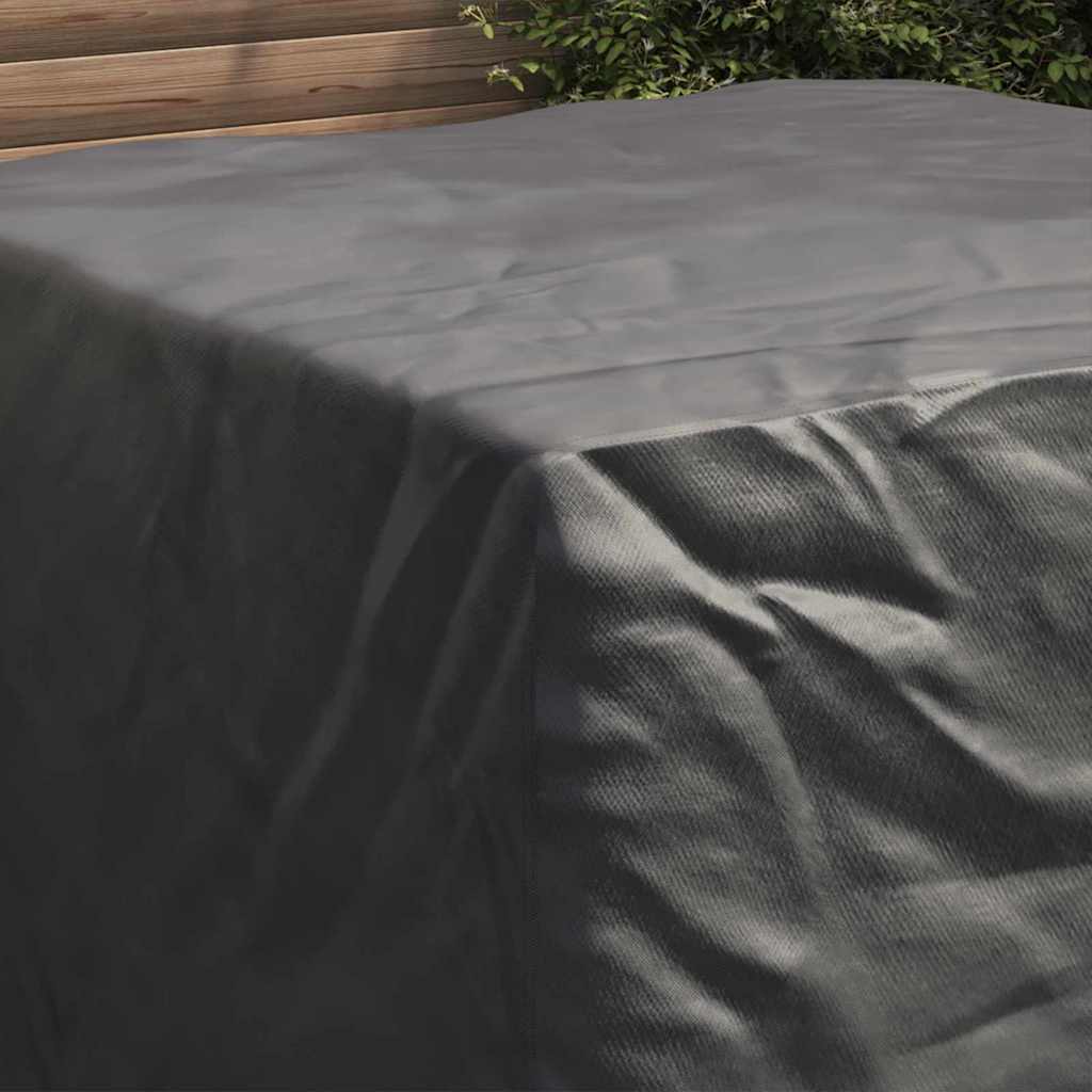 Furniture Cover Plain Black 125 x 125 x 74 cm Fabric