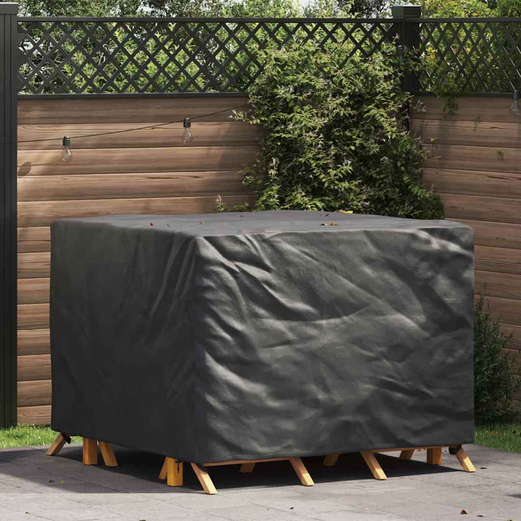 Furniture Cover Plain Black 135 x 135 x 90 cm Fabric