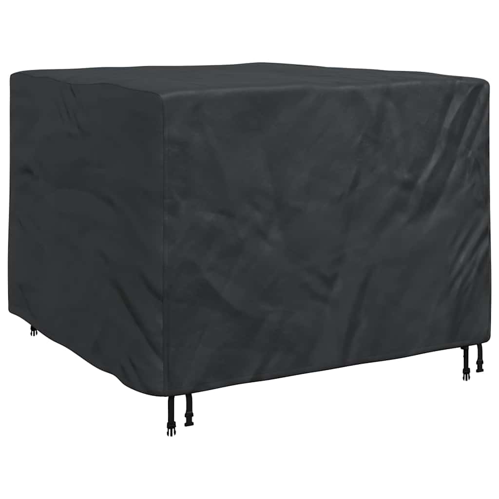 Furniture Cover Plain Black 135 x 135 x 90 cm Fabric