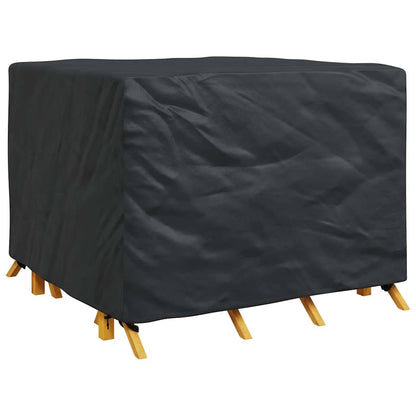 Furniture Cover Plain Black 135 x 135 x 90 cm Fabric