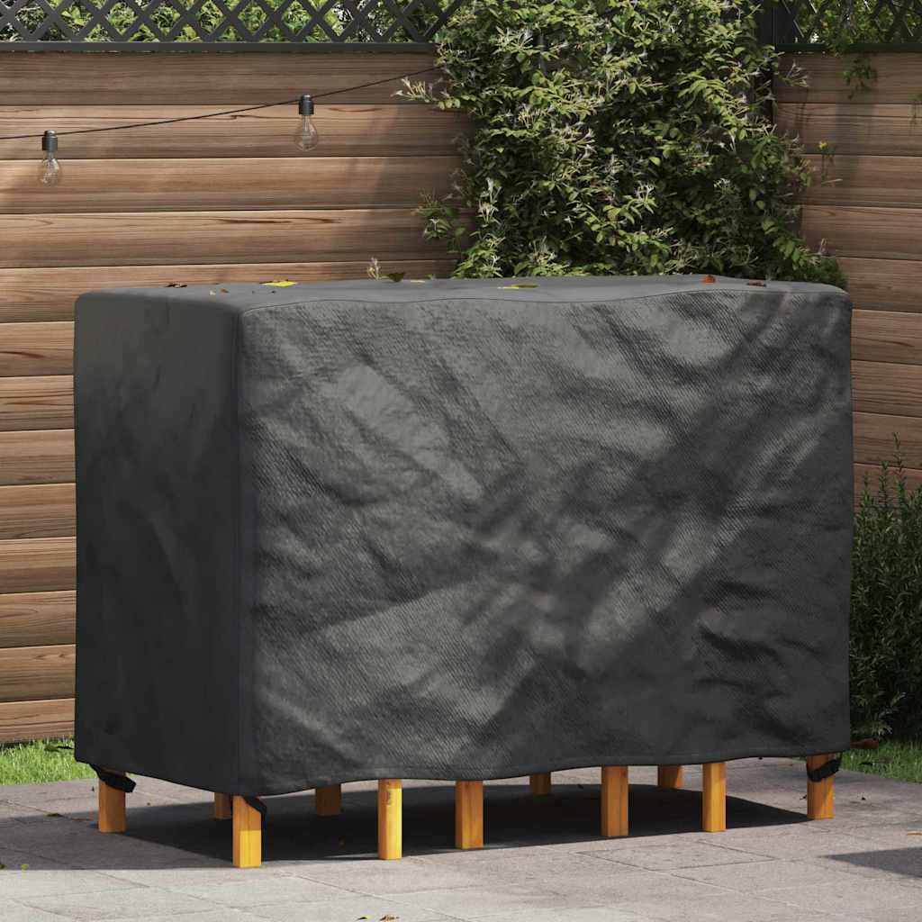Furniture Cover Plain Black 130 x 80 x 70 cm 210D