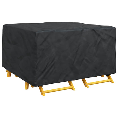 Furniture Cover Plain Black 150 x 150 x 75 cm 420D
