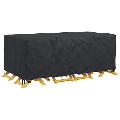 Furniture Cover Plain Black 200 x 110 x 70 cm 600D