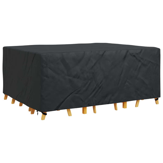 Furniture Cover Plain Black 220 x 190 x 85 cm 210D