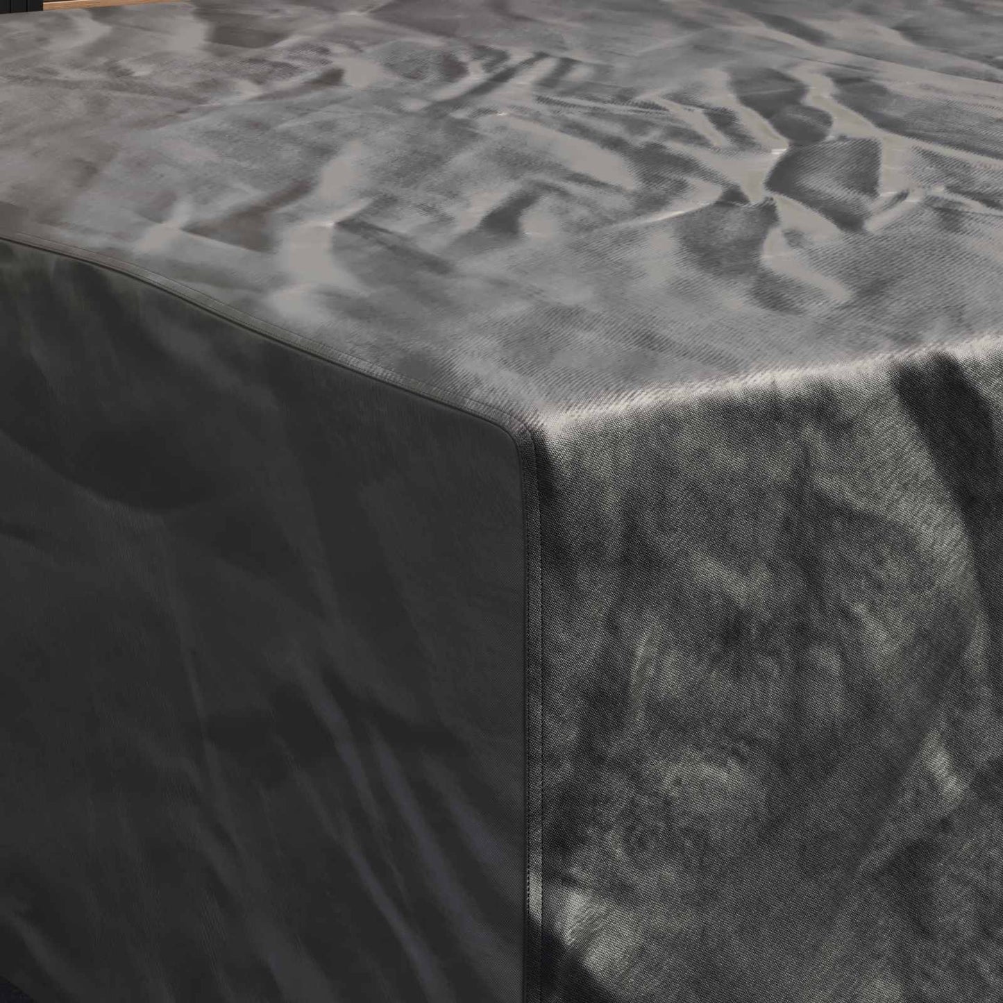 Furniture Cover Plain Black 235 x 235 x 70 cm 210D