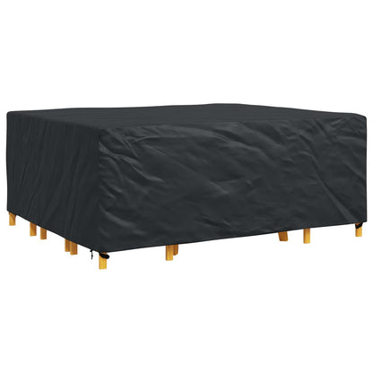Furniture Cover Plain Black 250 x 210 x 70 cm 600D