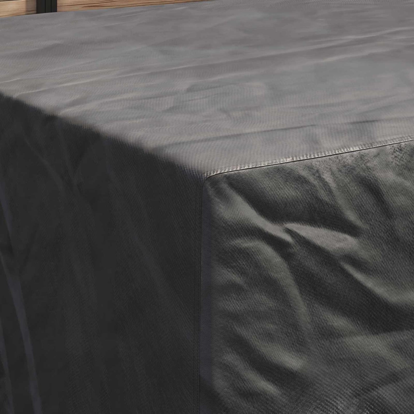 Furniture Cover Plain Black 250 x 210 x 90 cm 420D
