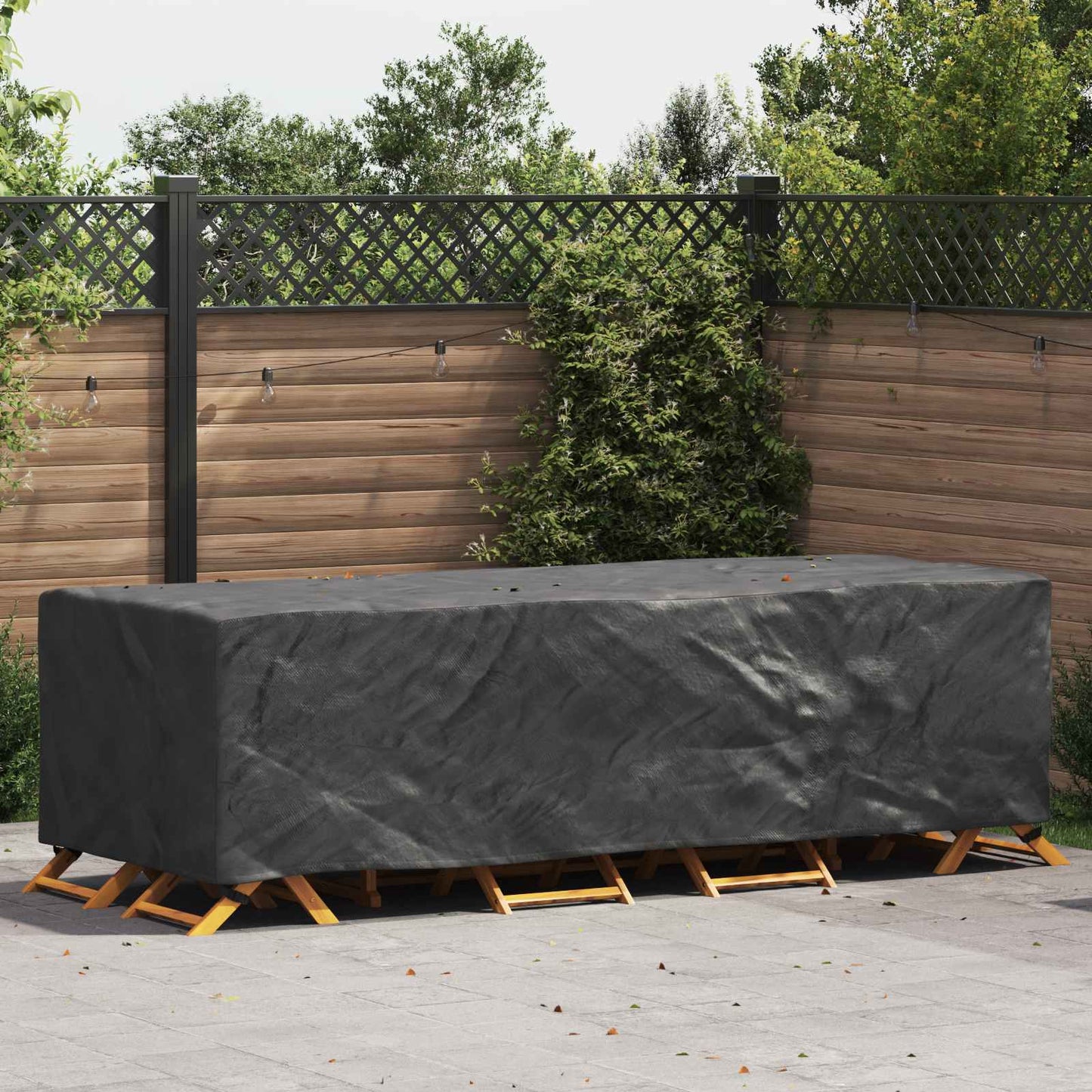 Furniture Cover Plain Black 270 x 110 x 70 cm 210D